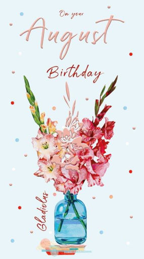 Picture of AUGUST BIRTHDAY CARD